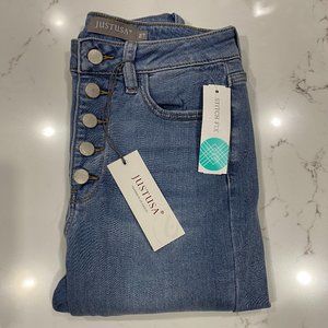 Just USA Lola Skinny 5 Button Fly Jeans